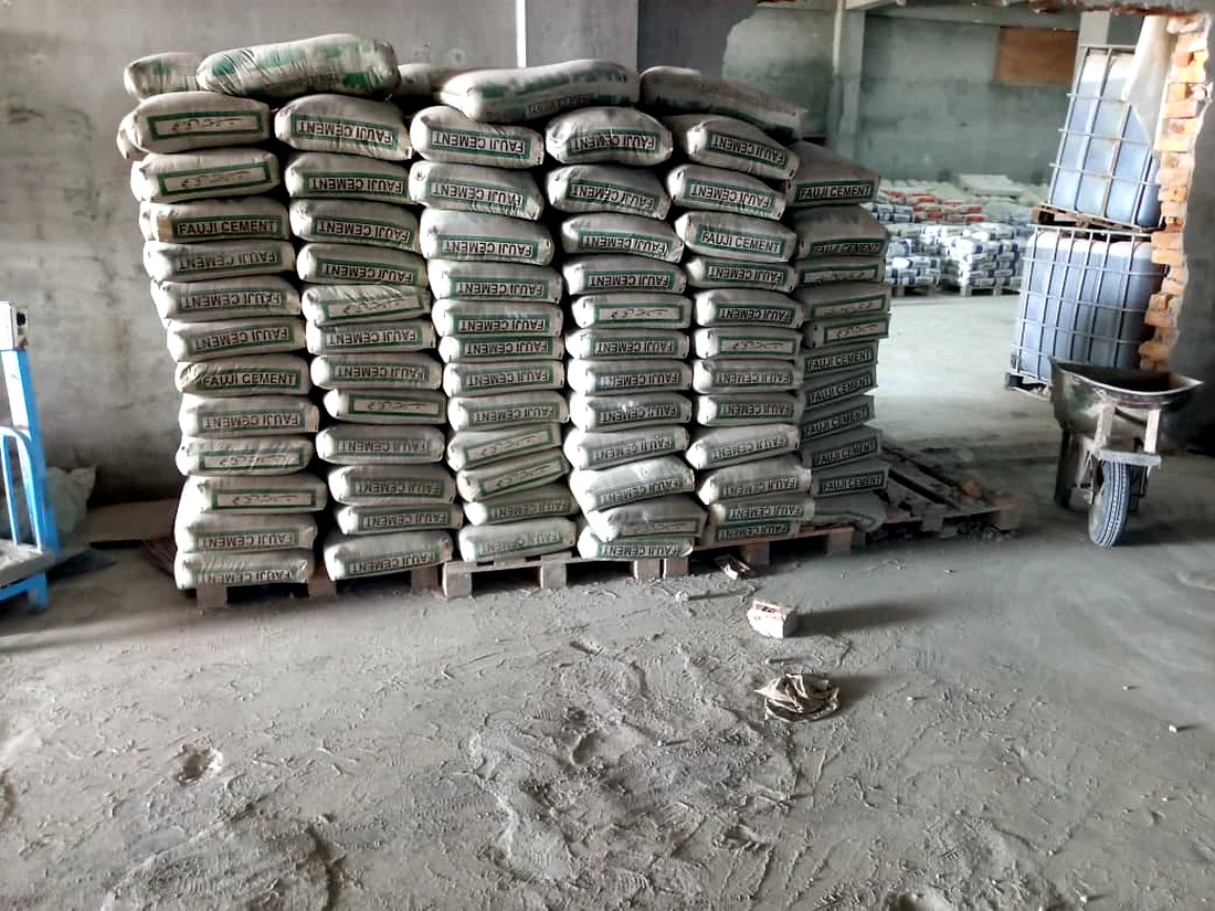 SEED Chemicals warehouse — bagged product with blending plant