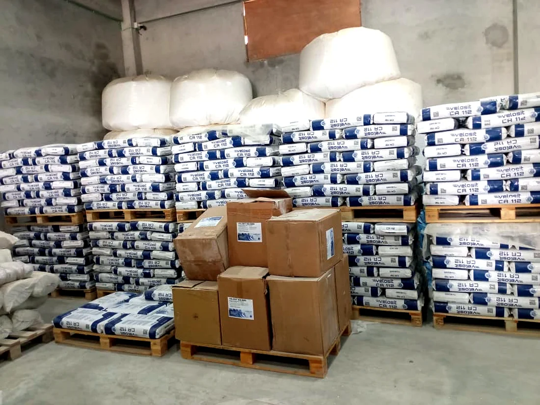 Finished product — palletised and packed for despatch