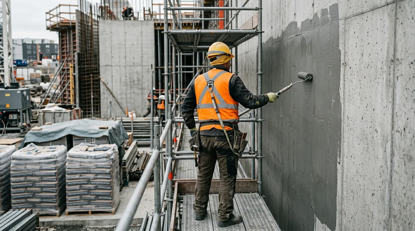 SEED Chemicals protective coating applied on site